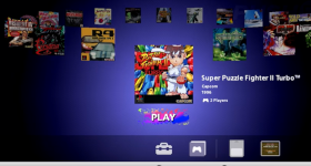 Playstation Classic Spielemenü